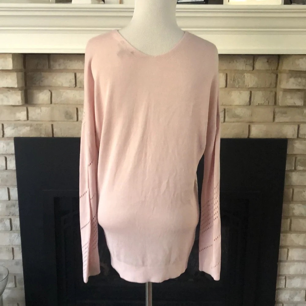 Express Blush Pink Oversized Spring Sweater size Small